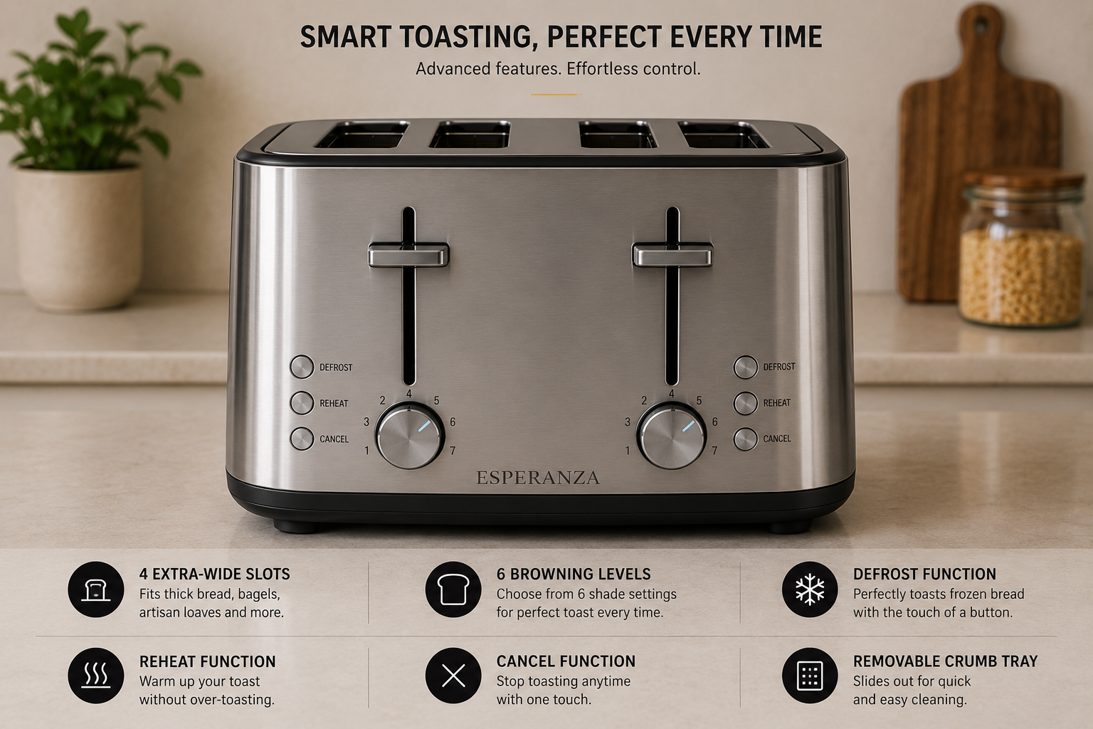 Esperanza toaster